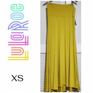 Maxi Skirt - Solid Yellow - Cotton Feel